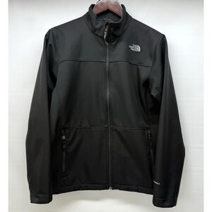 The North Face Windwall Jacket Youth Boys XL 18/20 Black Softshell Full Zip